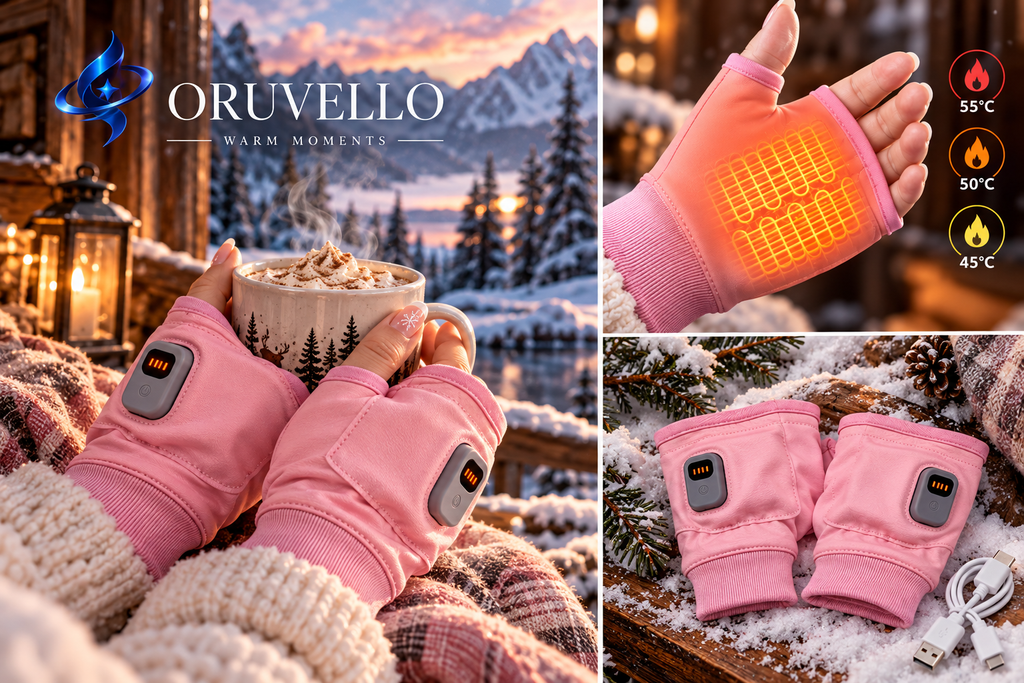 ORUVELLO™ Smart Thermal Gloves ❄️🔥 | Adjustable Heat and USB Rechargeable